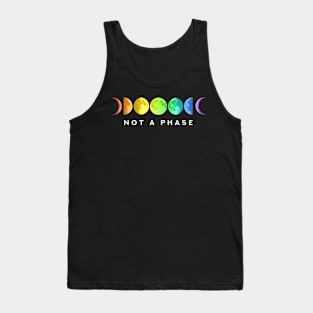 Not A Phase Moon Lgbt Gay Pride Tank Top